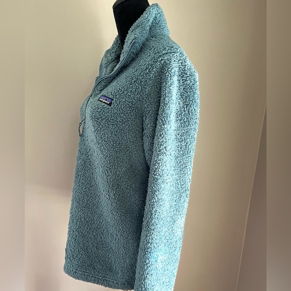 Patagonia Los Gatos Quarter-Zip Fleece Pullover sz L - Picture 5 of 12